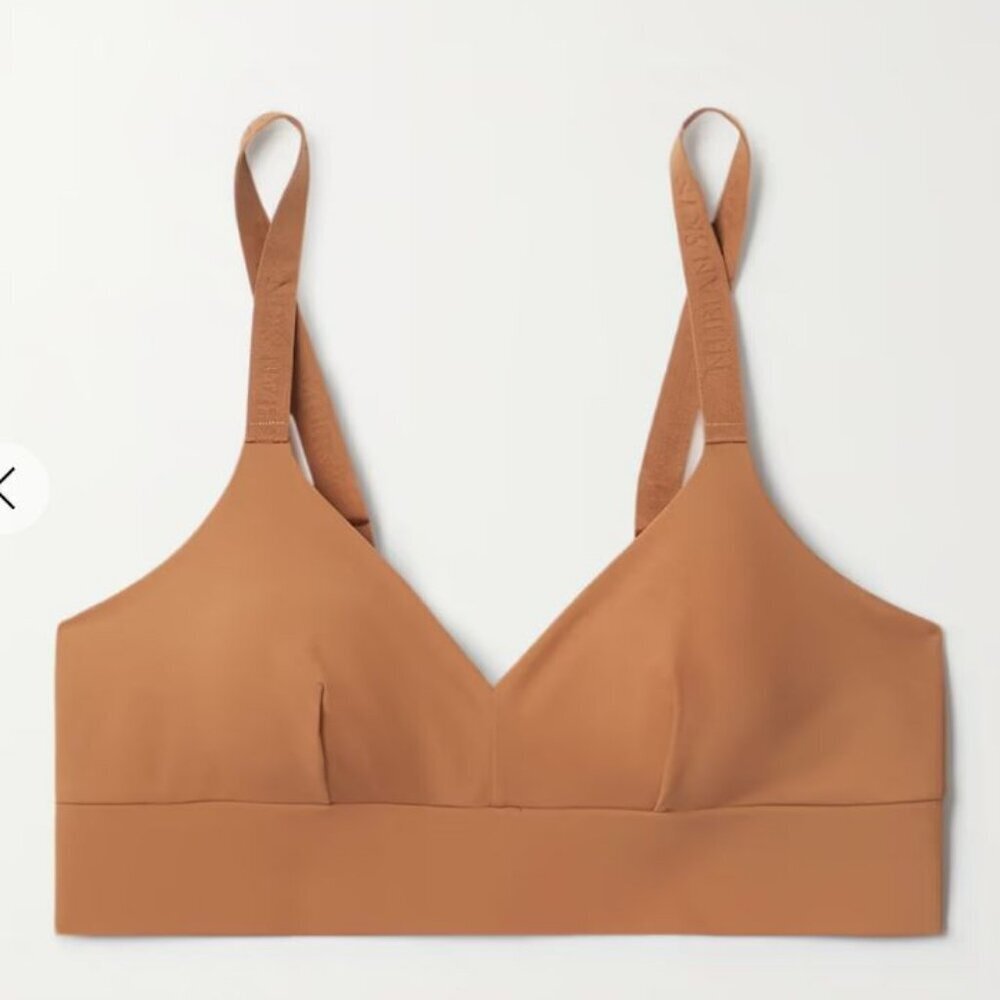 🔔RARE! Quiet Luxury New NUBIAN SKIN Naked stretch-jersey soft-cup bra Wirefree - Picture 7 of 16